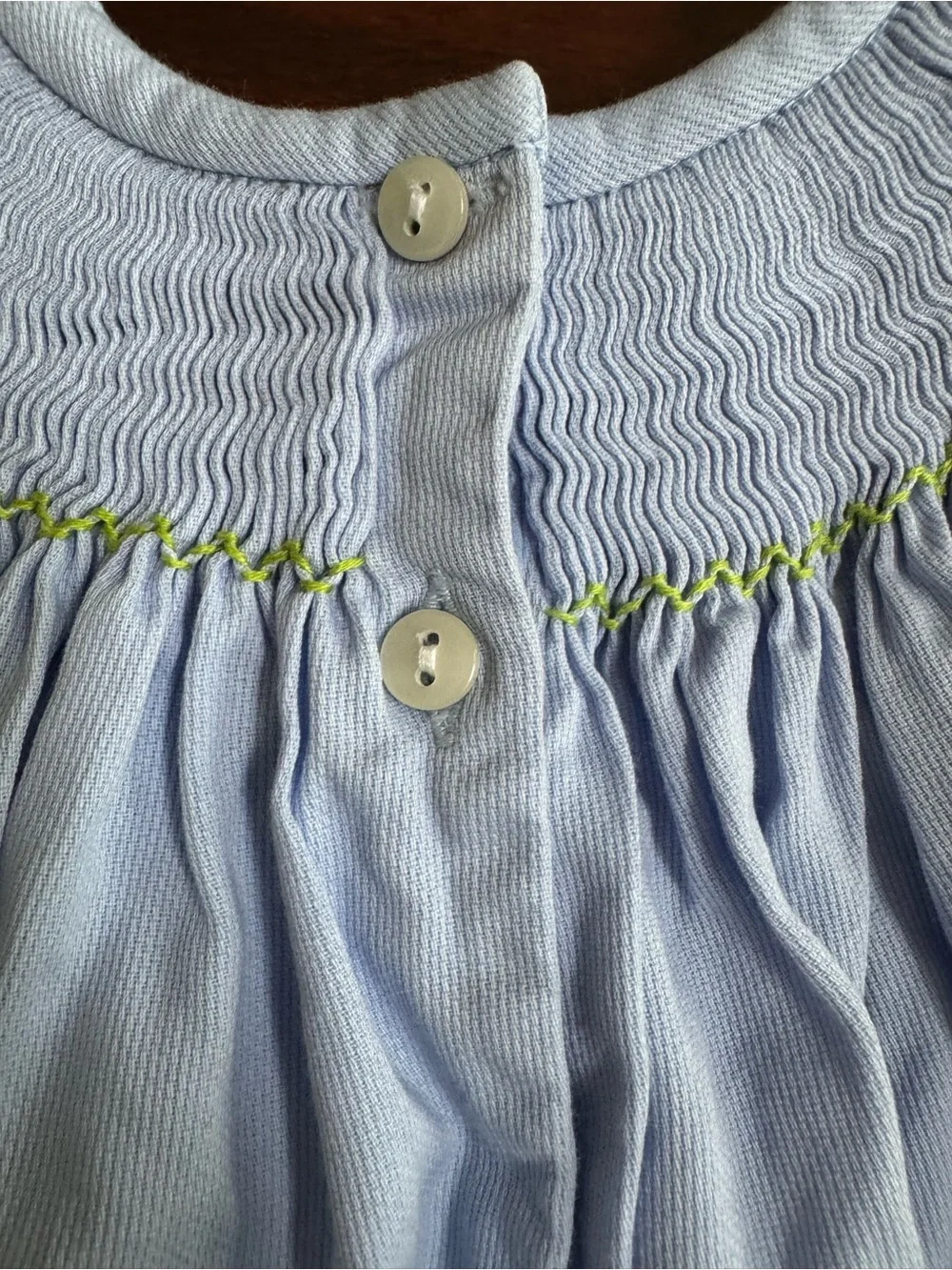 Southern Sunshine Girl's 2T Bishop Bubble Christmas Nativity Smocked